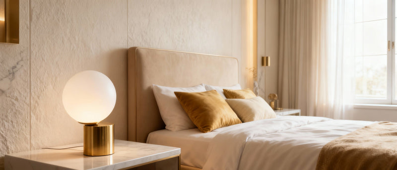 Lampe de Chevet Doré