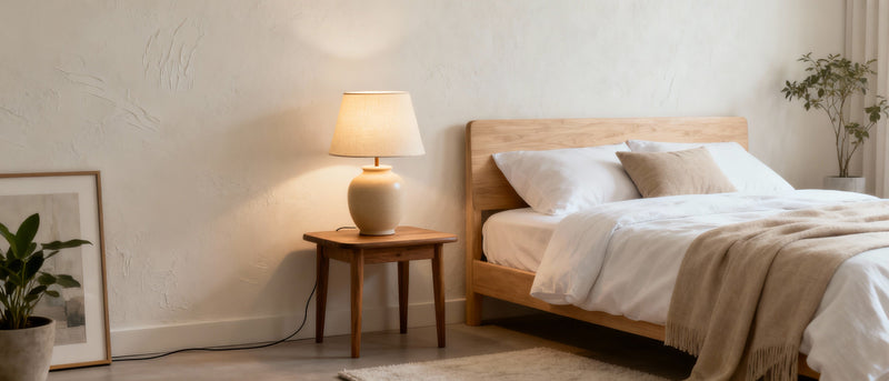 Lampe de Chevet Beige