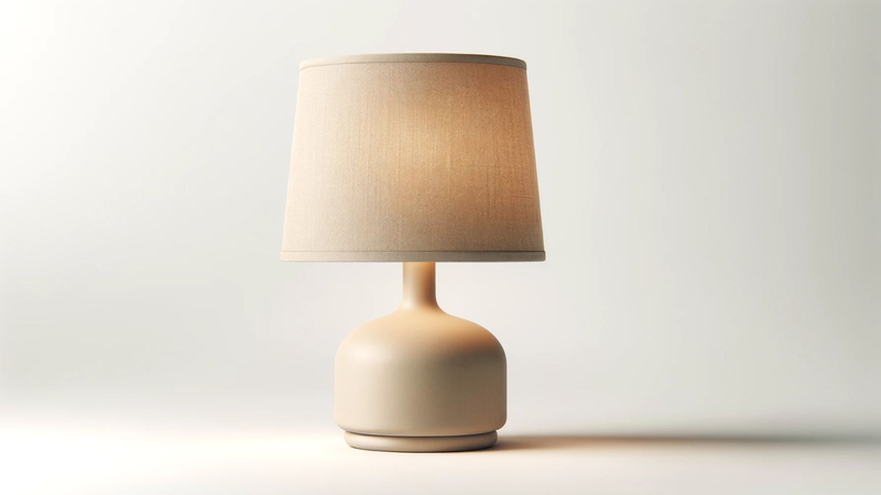 Lampe de Chevet Beige