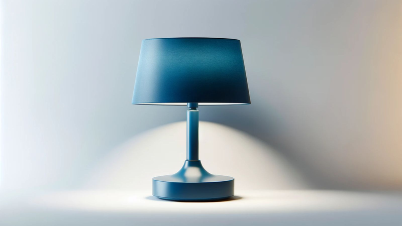 Lampe de Chevet Bleue