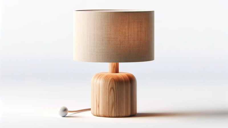 Lampe de Chevet Bois