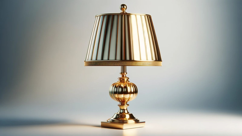 Lampe de Chevet Doré