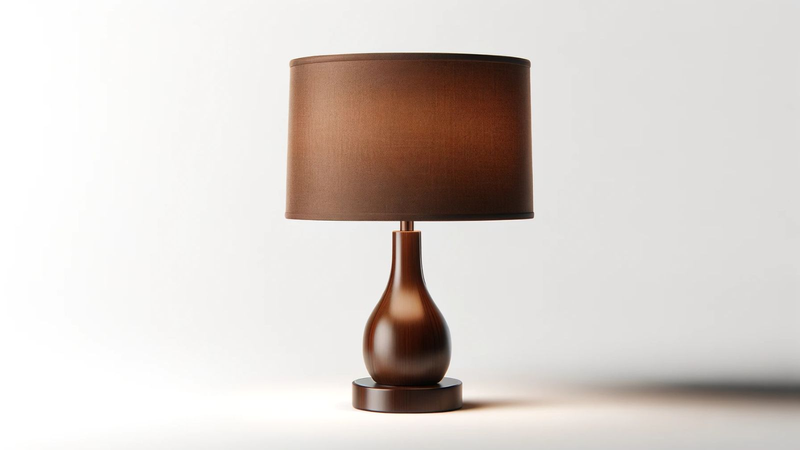 Lampe de Chevet Marron