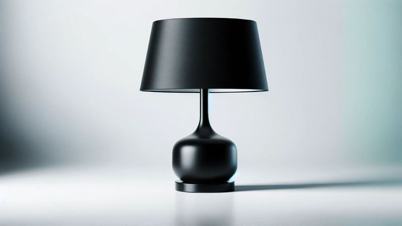 Lampe de Chevet Noir