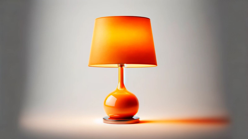 Lampe de Chevet Orange